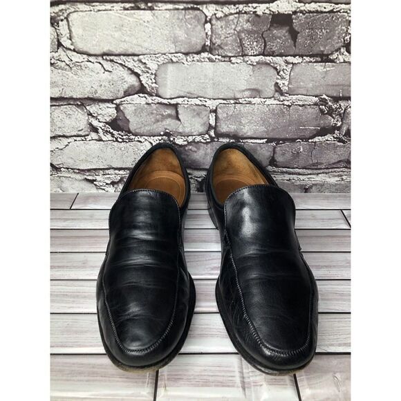Allen Edmonds Black Leather Slip On Loafers Dress Shoes Men Sz 10D US/43EU - Picture 7 of 16